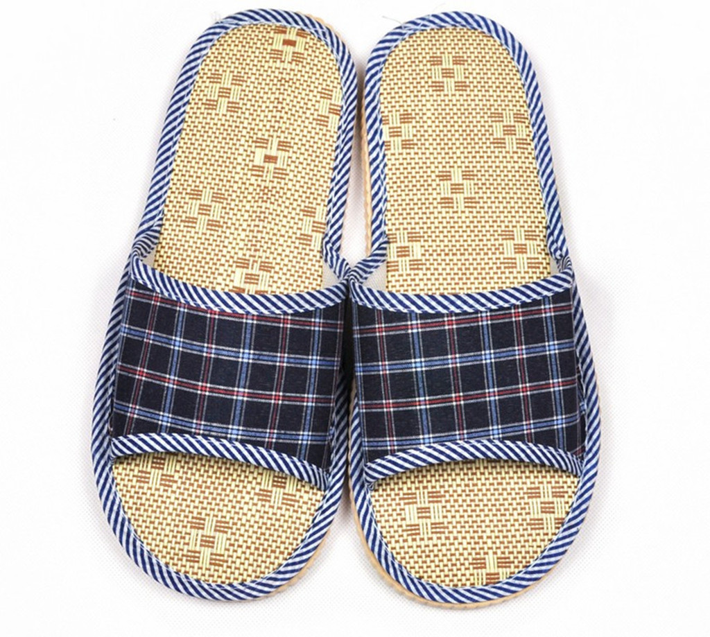 eva藤草席亚麻拖鞋居家男女客拖室内外木地板凉拖鞋慈溪厂家批发