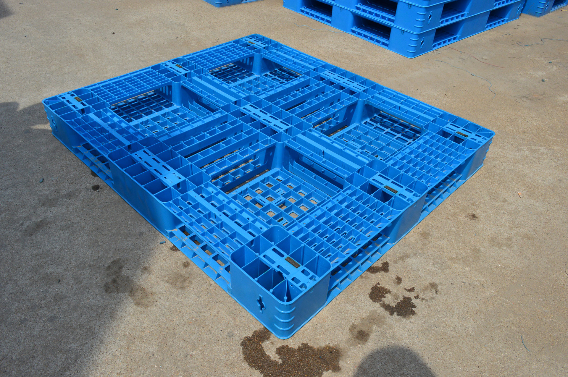 供应1412网格田字 仓储塑料托盘 全新料hdpe