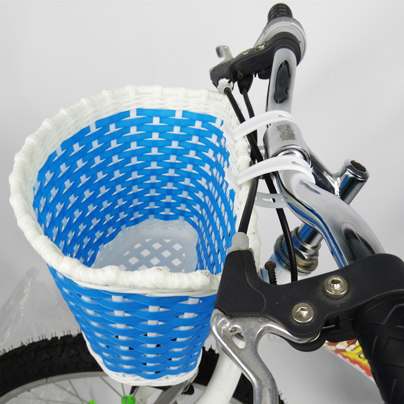 Children's Bicycle Basket Bicycle Basket Stroller Accessories Tricycle Scooter Basket Knitted Basket