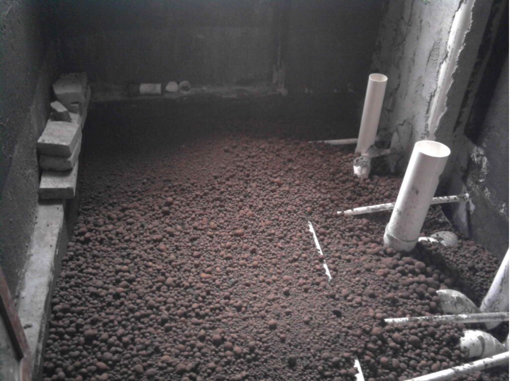陶粒包邮下沉式卫生间回填陶粒阳台楼顶花园地面找平地暖保温陶粒