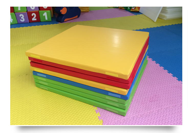 幼儿园早教亲子亚光儿童早教pu软体地垫 宝宝爬行垫体操软包