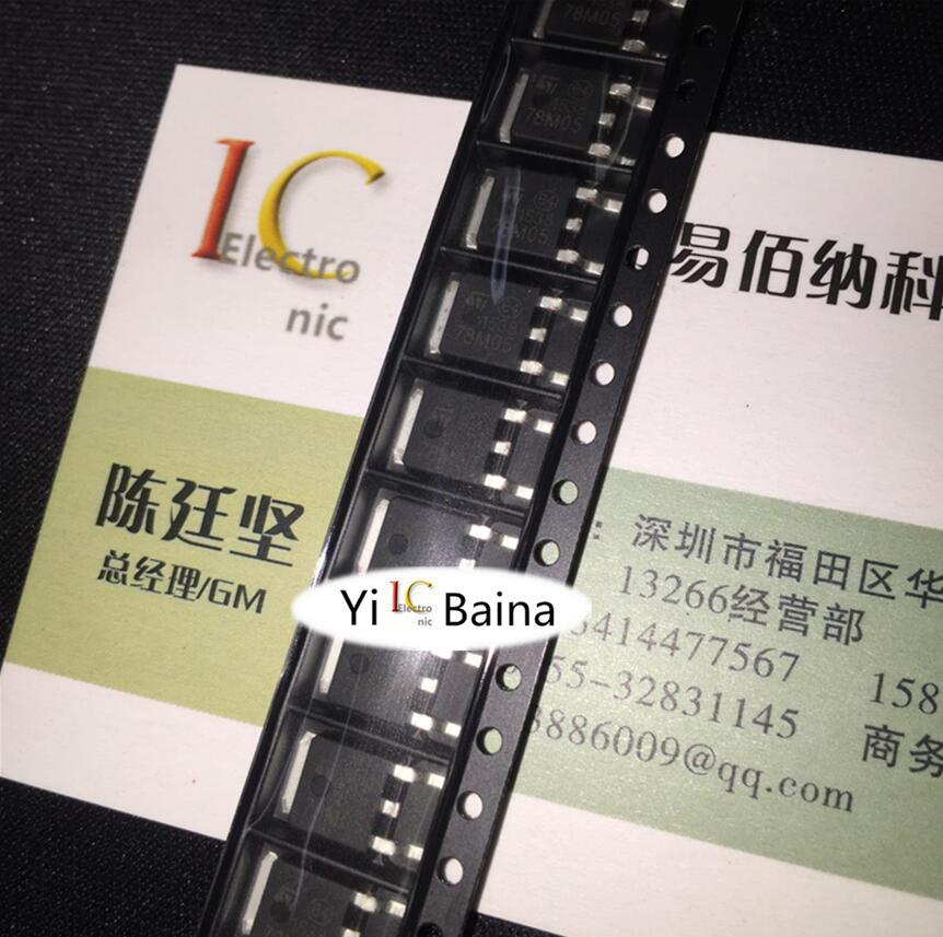 【78m05稳压芯片三极管1a 5v大电流 全新原装环保大芯品质to252】价格