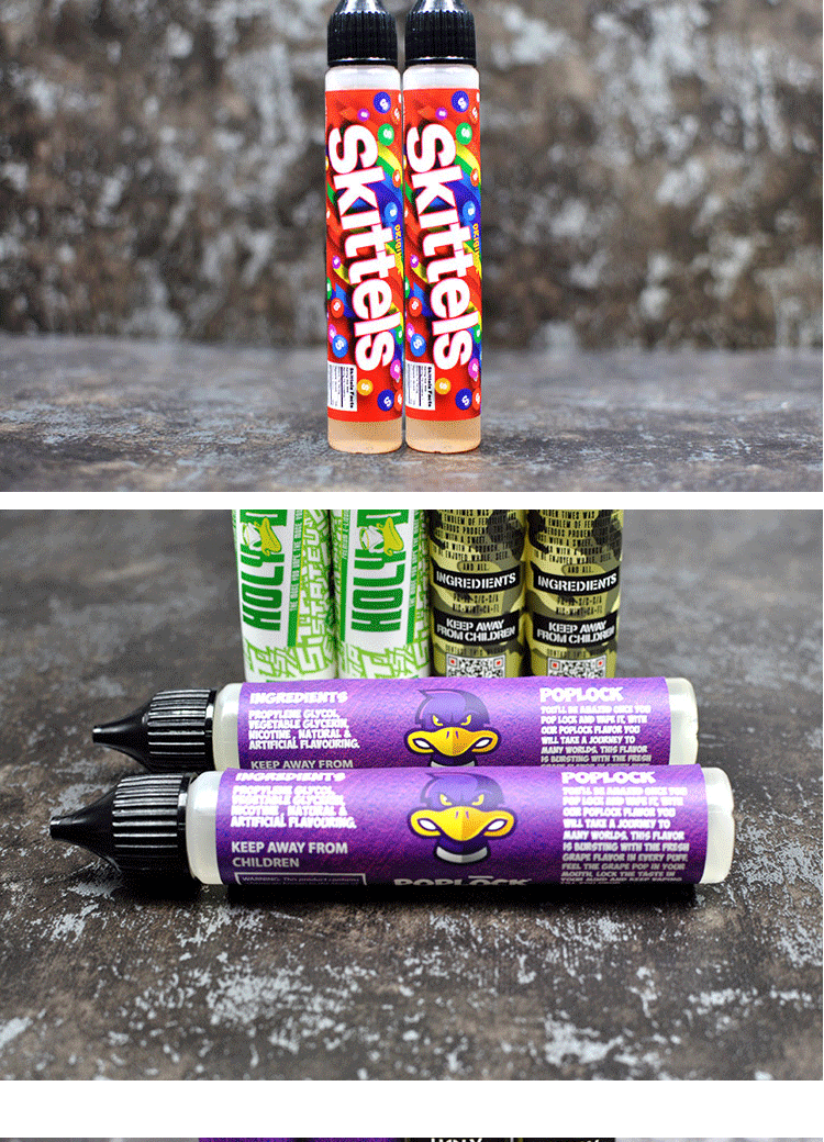 马来西亚 蒸汽鸭子烟油 紫鸭子水晶葡萄电子烟烟油黄鸭子绿鸭彩虹