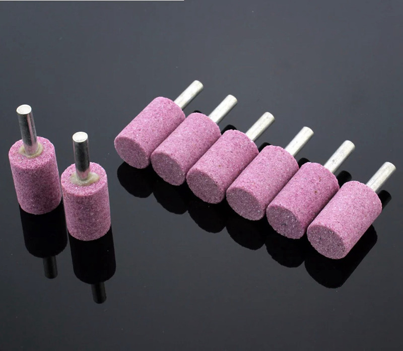 进口机械加工打磨机抛光磨头圆棒形砂轮打磨