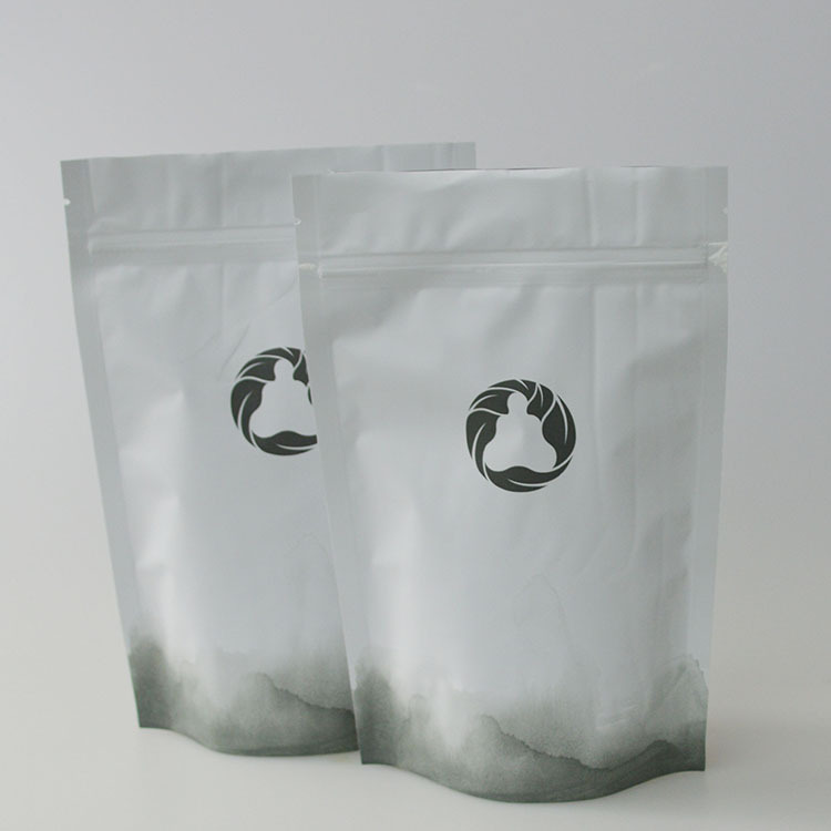 厂家定制 凹印 牛皮纸拉链食品袋 牛皮纸自封口自立食品袋