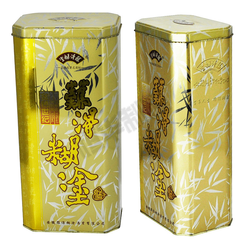 铁盒,难得糊涂八角酒罐,高档马口铁酒盒 铁罐 马口铁铁盒