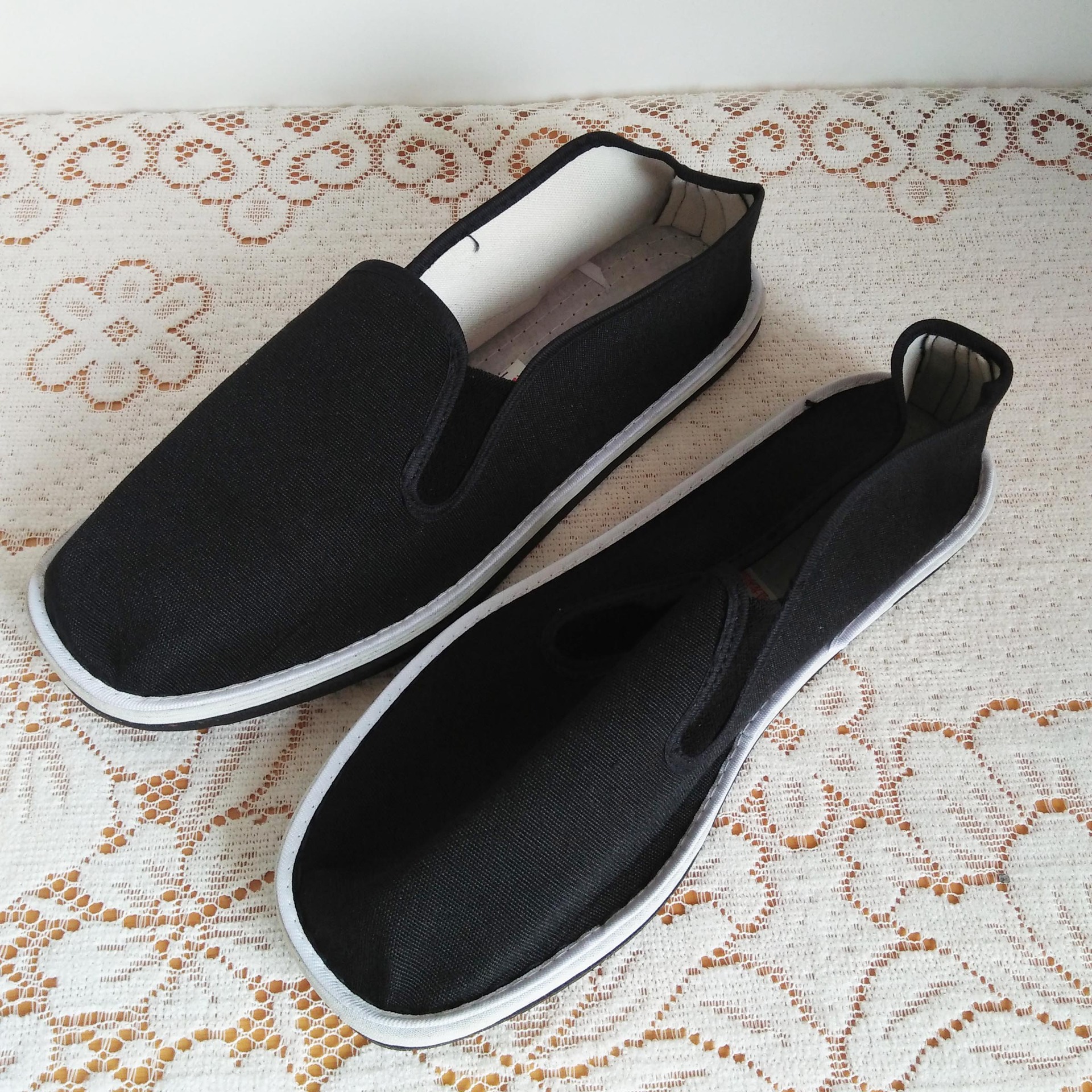 厂家工作布鞋耐磨不断底千层底布鞋男劳保鞋