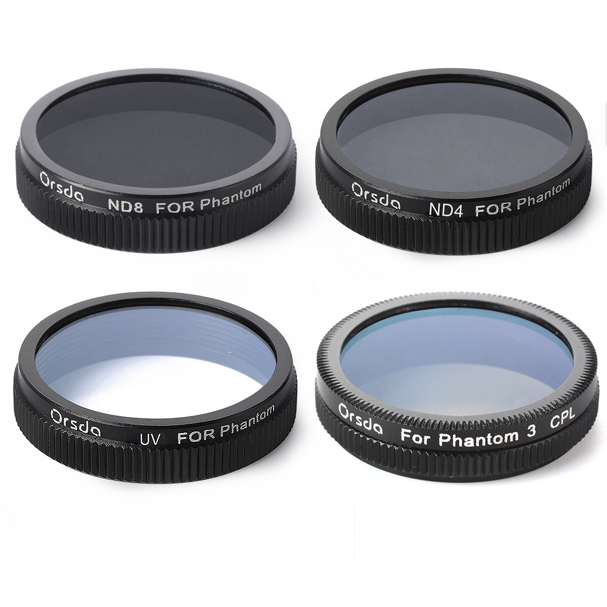 orsda大疆nd4cplnd8uv滤光镜phantom43高级4k减光镜偏振镜