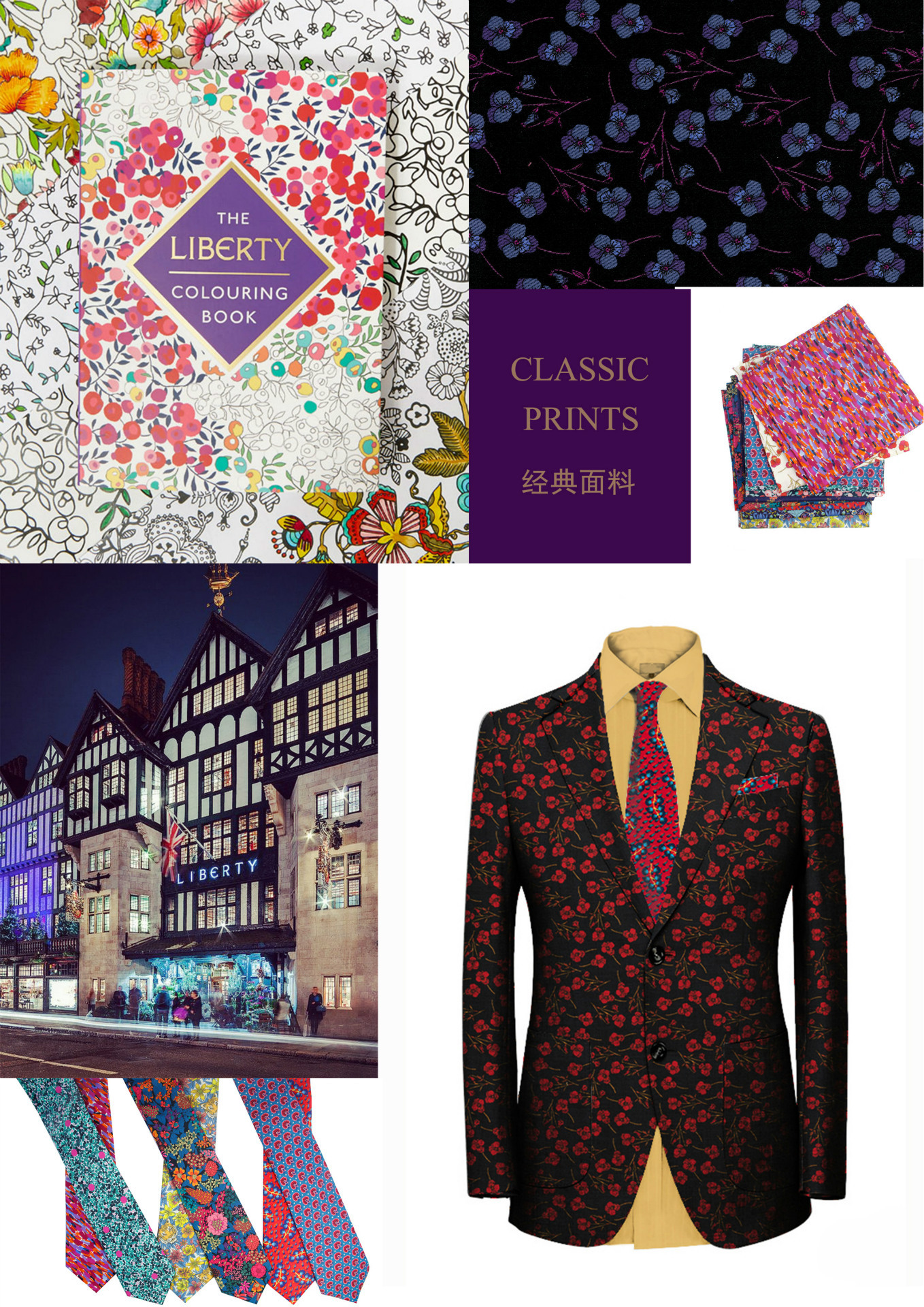 英国liberty(利伯缇)高端印花面料4