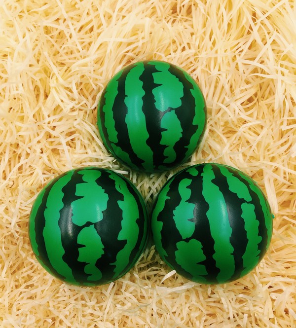 32mm混装弹力球|一元扭蛋机玩具|蜘蛛侠魔眼睛西瓜橡胶球厂家批发