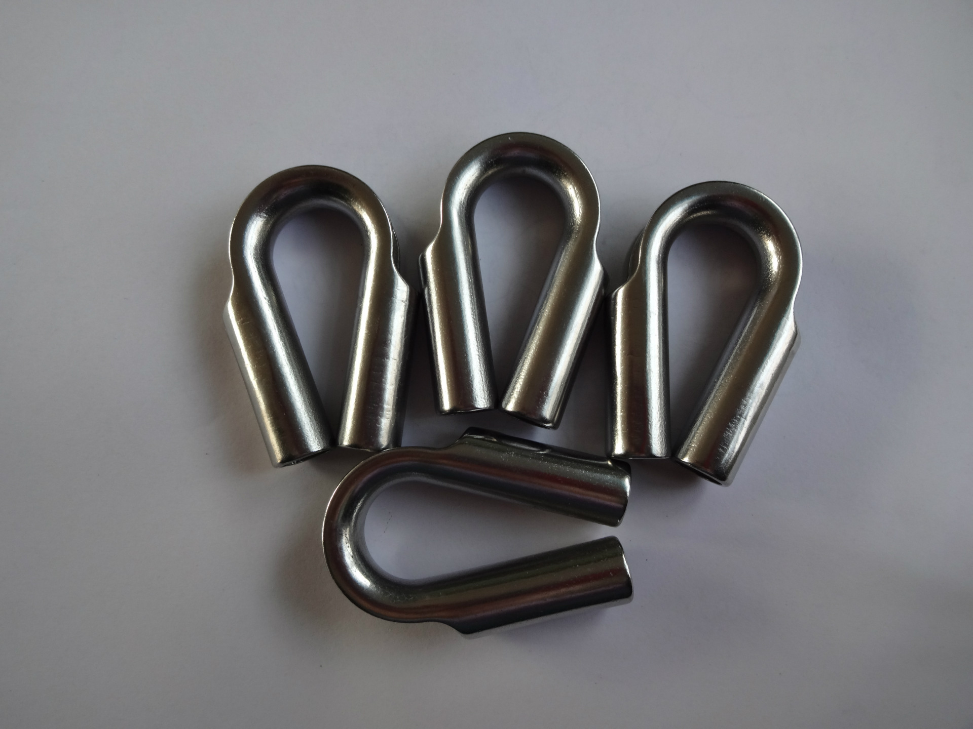 不锈钢管式套环 钢丝绳鸡心环 可定做 三角环 五金索具