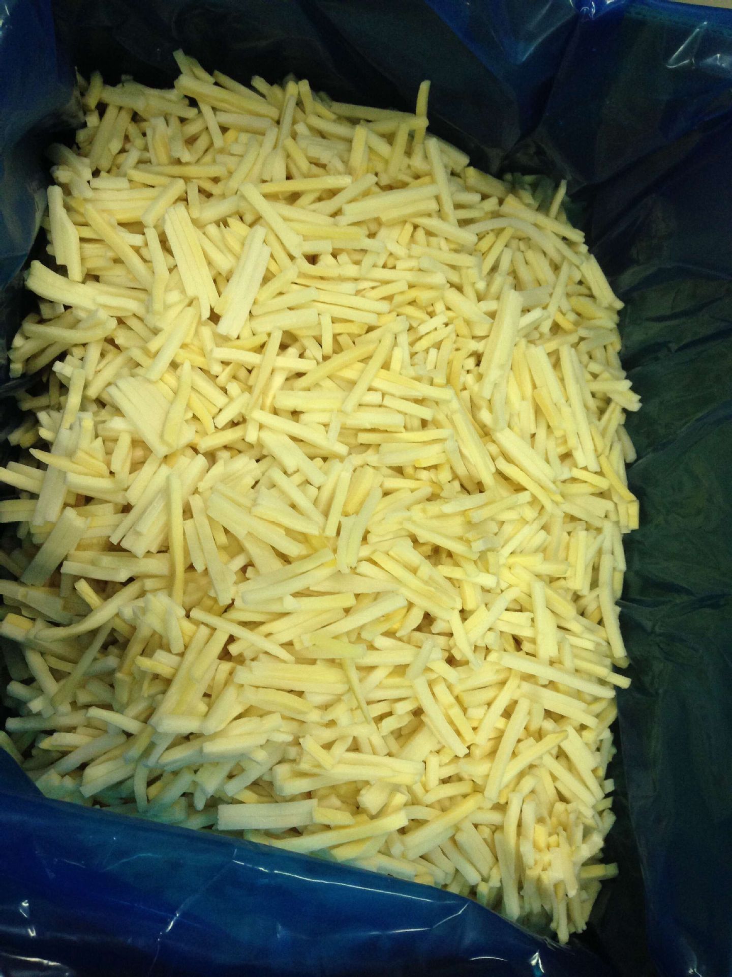 速冻土豆条 冷冻土豆制品 马铃薯条 自然长度