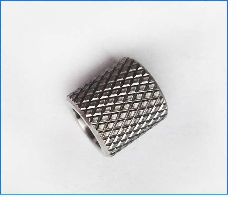 精加工 五金材质网纹 ?10*10*?6.5 网纹不锈钢套 可加工定制
