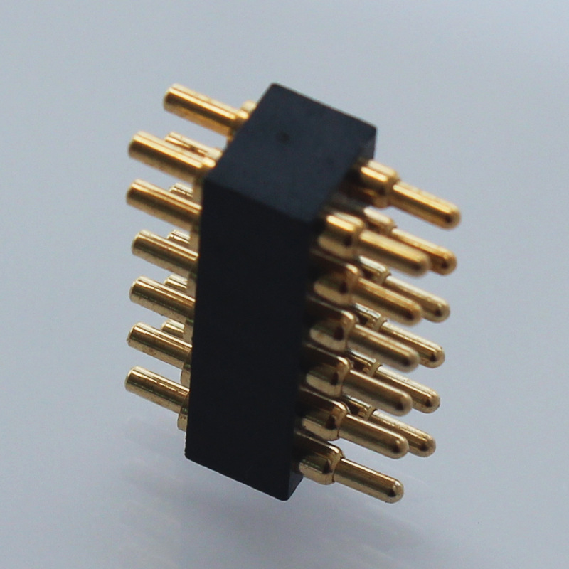 12pin手机pogopin探针连接器 弹簧顶针 平板连接器 智能手环弹簧