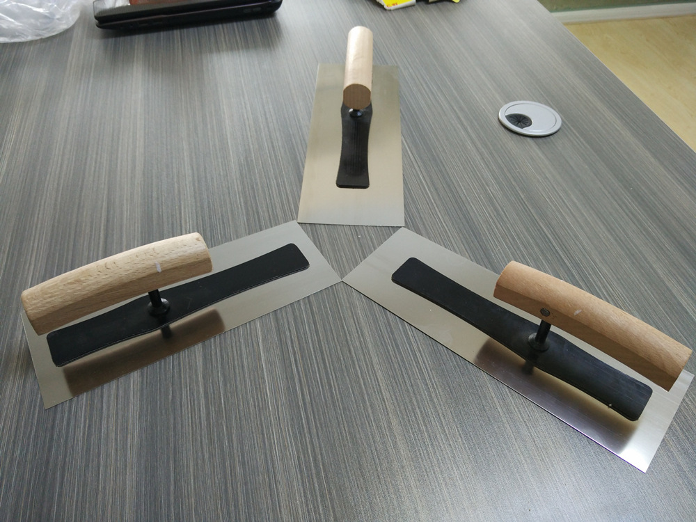 硅藻泥专用收光批刀 抹子 抹刀 国产不锈钢 弯把设计 施工工具