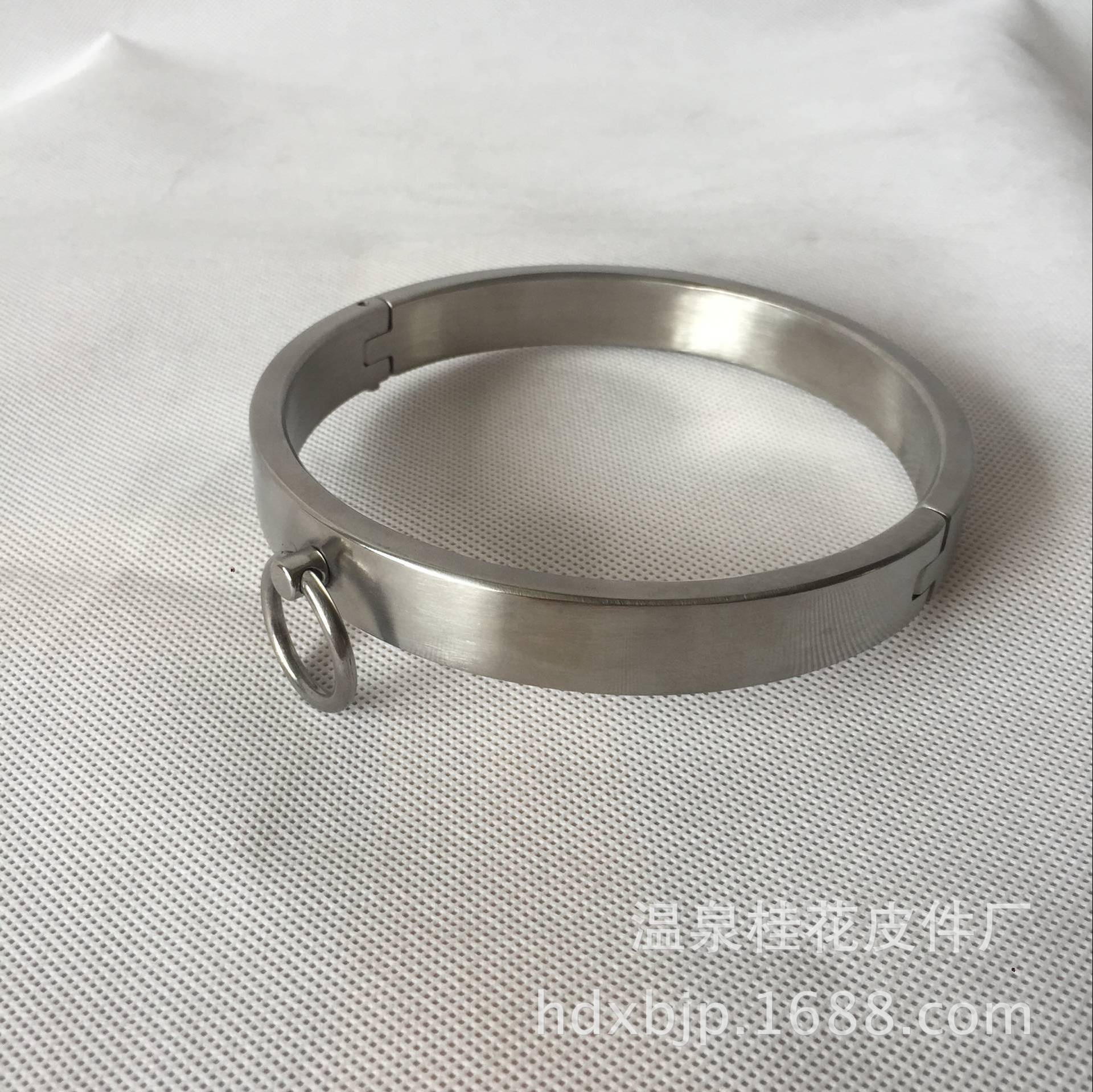 黑帝正品不锈钢精致项圈脖套刑具情趣用品精品束缚成人保健玩具