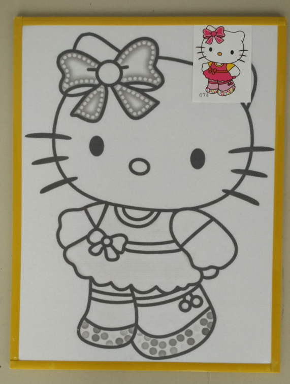 批发水粉画 33*43 涂鸦画 儿童手绘画 动漫彩绘画 水粉涂鸦画