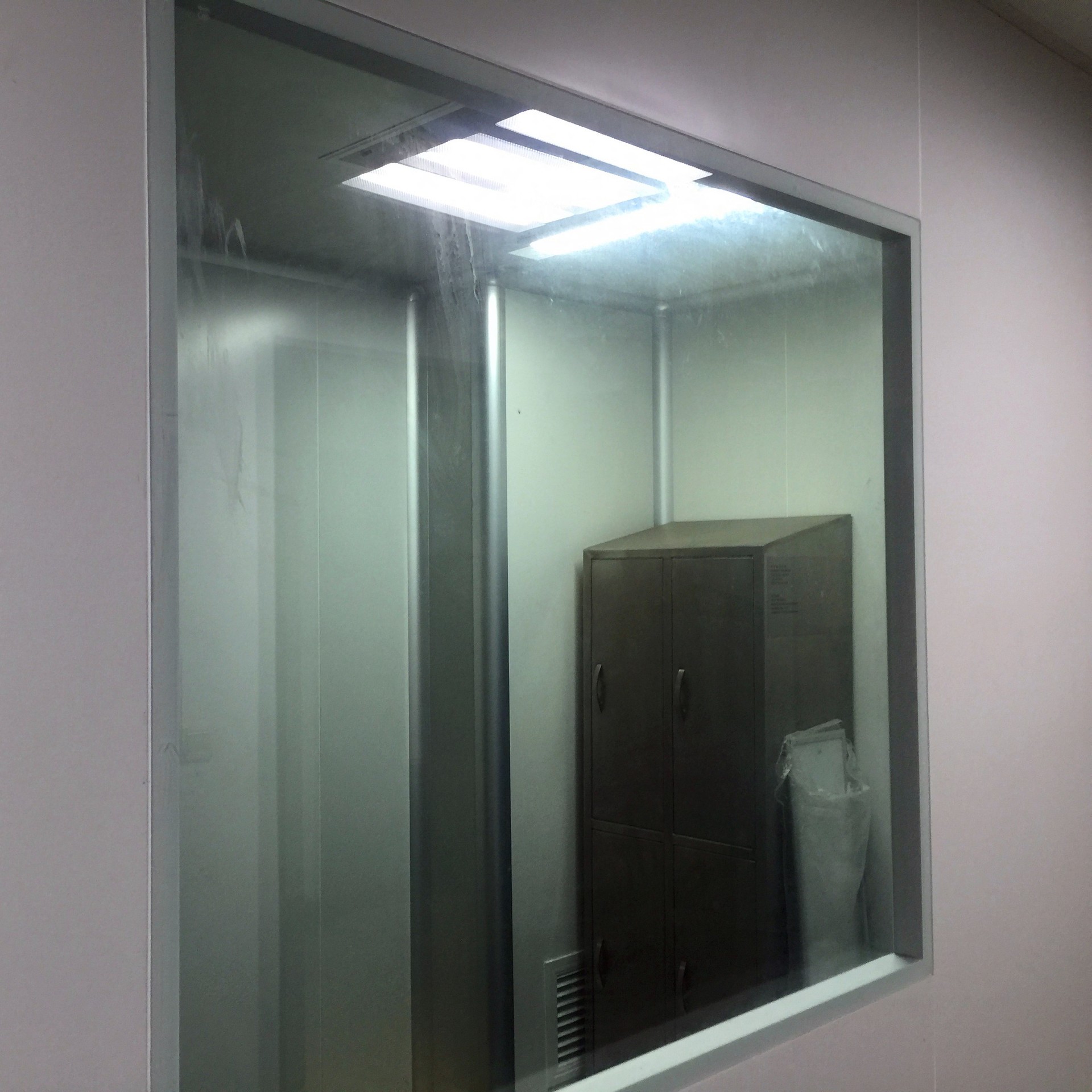 可定制 双层中空玻璃窗 整套 净化视窗 固定窗 洁净室窗