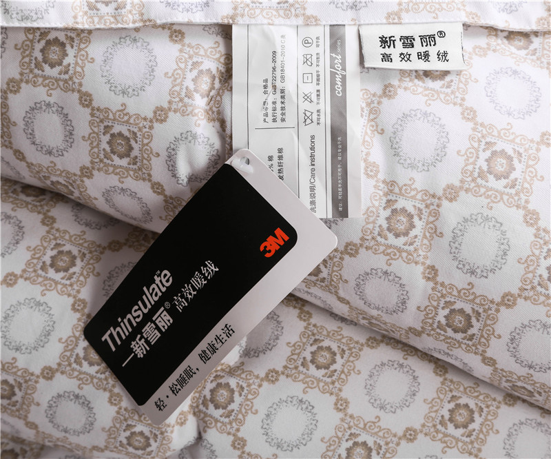 3m新雪丽发热纤维暖绒被芯全棉磨毛加厚保暖单人双人冬被纯棉被子