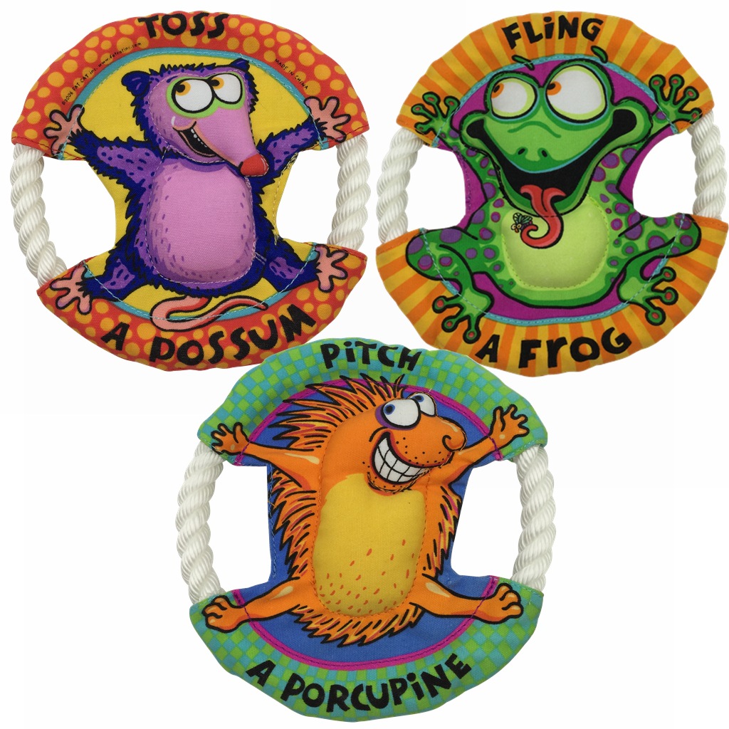 系列美国fatcat宠物狗玩具 宠物飞盘 绳结玩具 训练狗用品