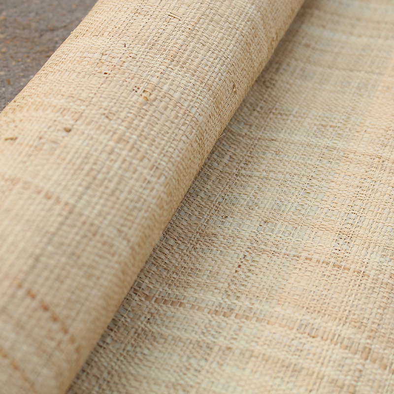 新品 普通拉菲草席席 装修装饰床席 草编凉席毛料