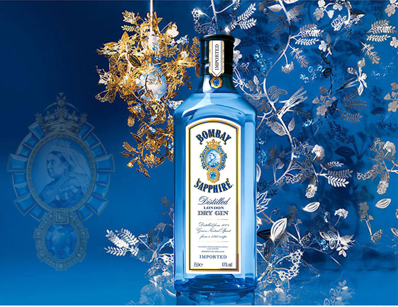 批发零售 进口洋酒 孟买蓝宝石 金酒 杜松子酒750ml 供应ktv酒吧