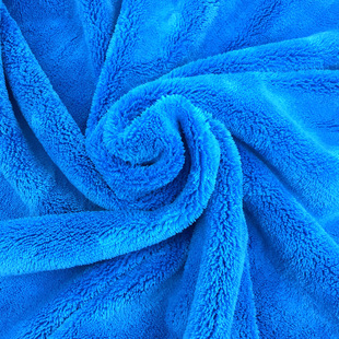 厂家直销超细纤维单面吸水珊瑚绒布 涤锦珊瑚绒面料 快速吸水