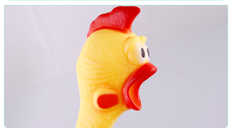 惨叫鸡绝望的战斗鸡人也可玩大号宠物发声狗玩具叫声真的惨