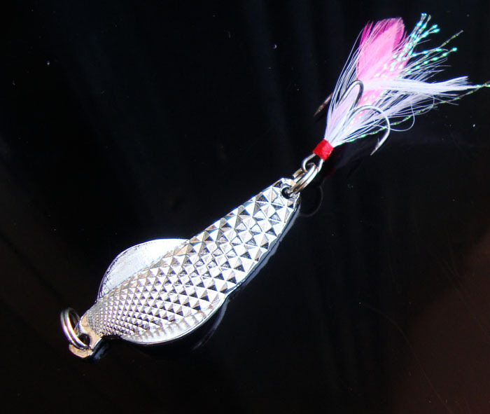 批发金属路亚亮片饵水鸟12克双翼钻石菠萝片拟饵假饵仿生饵渔具