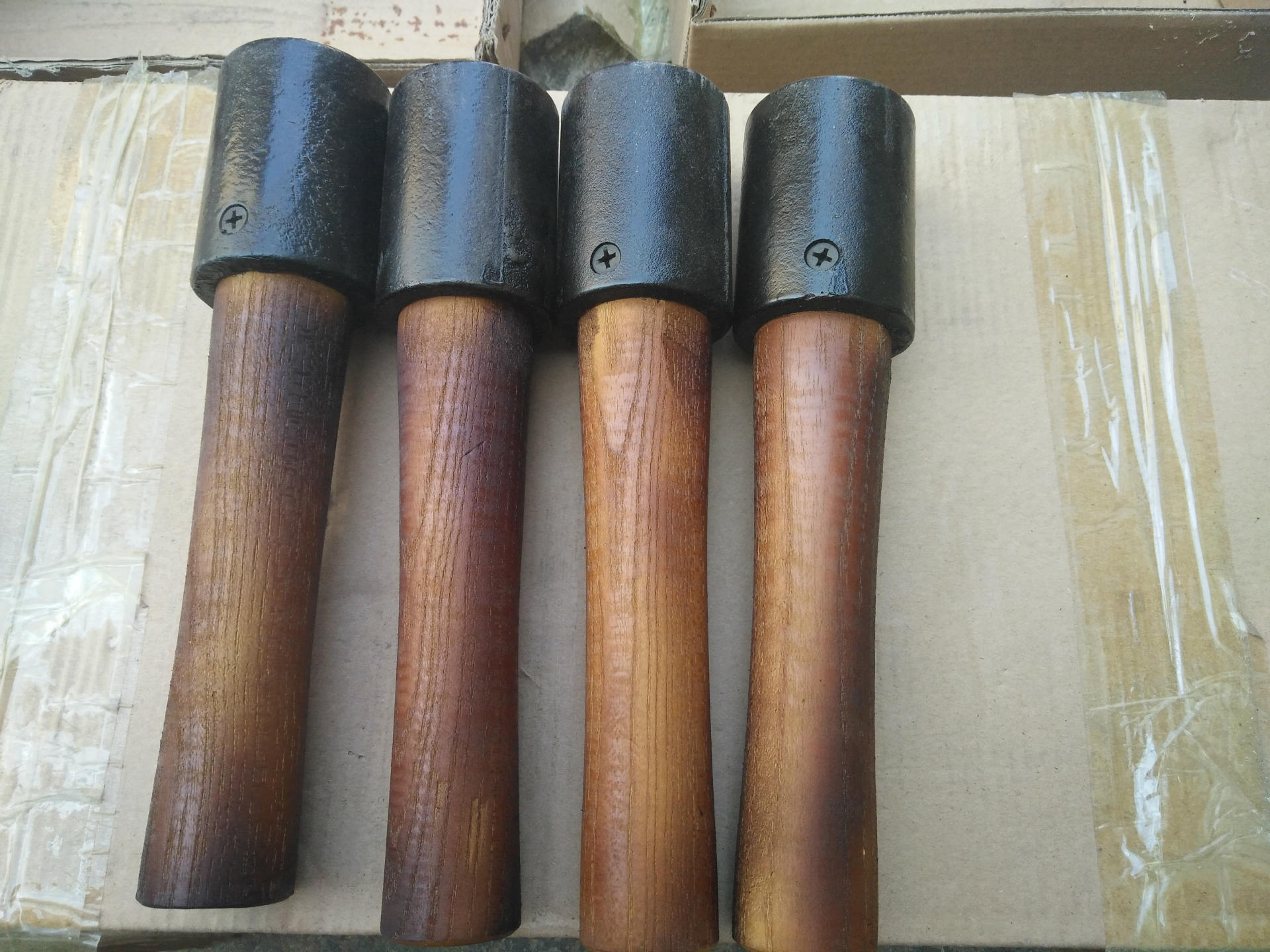 67式木柄铸铁头手榴弹500g部队训练专用木质手榴弹