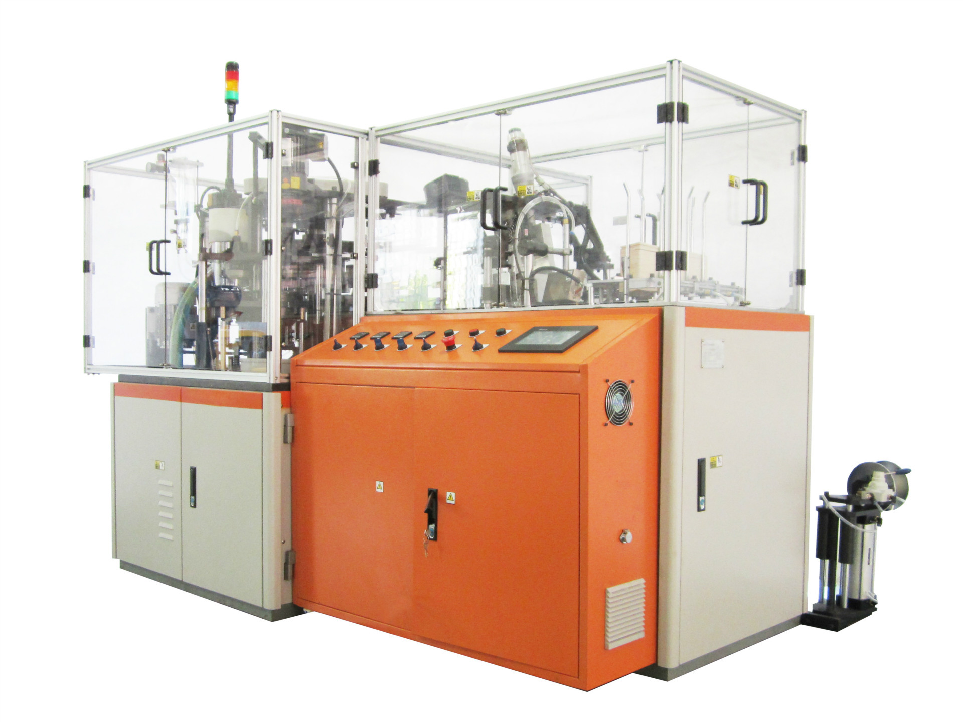 新发现全自动中速纸杯机zsj-Ⅲ型10oz一次性纸杯生产设备高速稳定