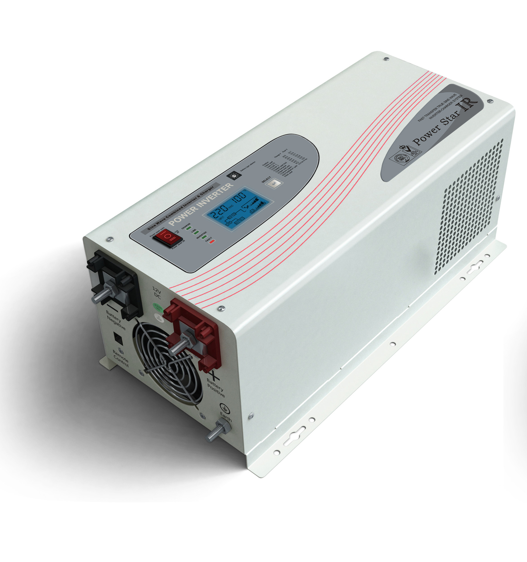 车载逆变器 纯正弦波工频逆变器1000w 到 6000w 12/24/48v