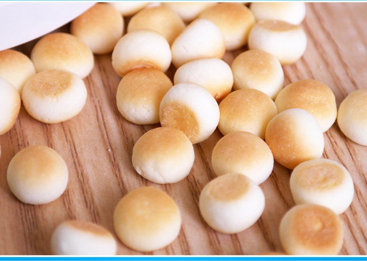 越南进口河马莉蛋酥牛奶味水果味130g进口休闲零食小馒头蛋圆饼干