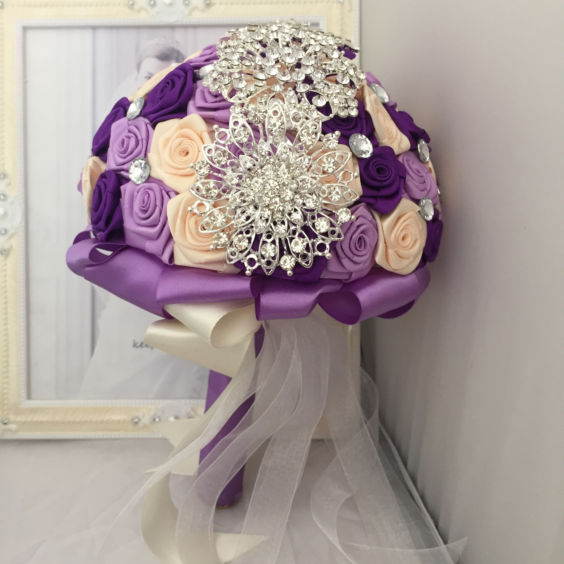 包邮手工韩式新娘手捧花diy材料包搭配水