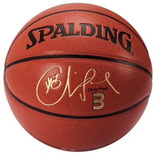 spalding斯伯丁篮球正品74-642ynba克里斯保罗签名7号标准pu混批