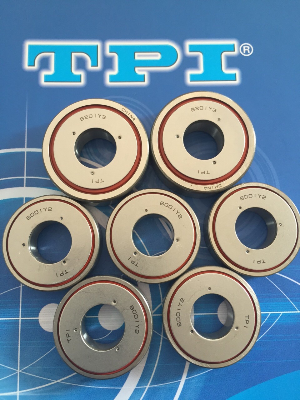 台湾东培tpi轴承6201llu,6001lu轴承  反重油污染静音客户定制