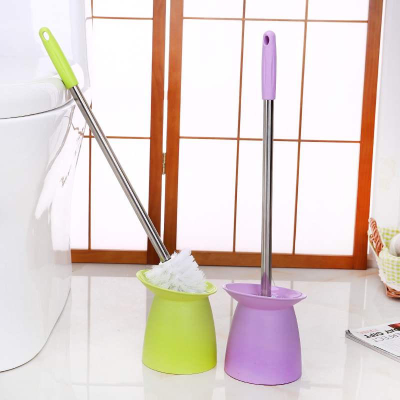 Stainless Steel Handle Toilet Brush with Seat Toilet Brush Toilet Brush Ceramic Tile Cleaning Brush 0720
