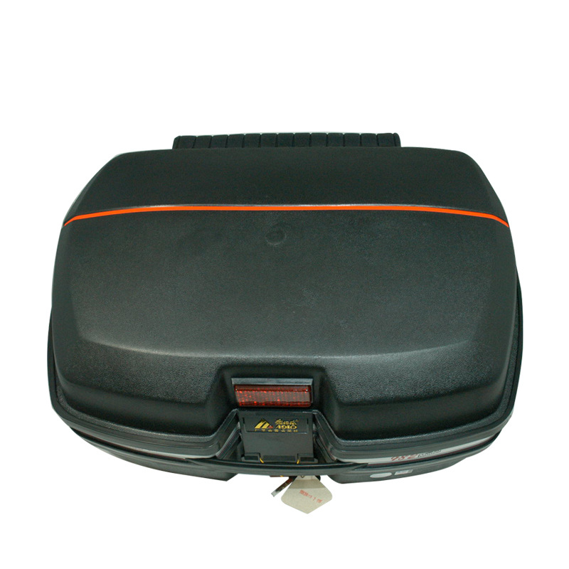 爱得乐982磨砂黑红白摩托车尾箱大优惠大容量放2个全盔快拆式