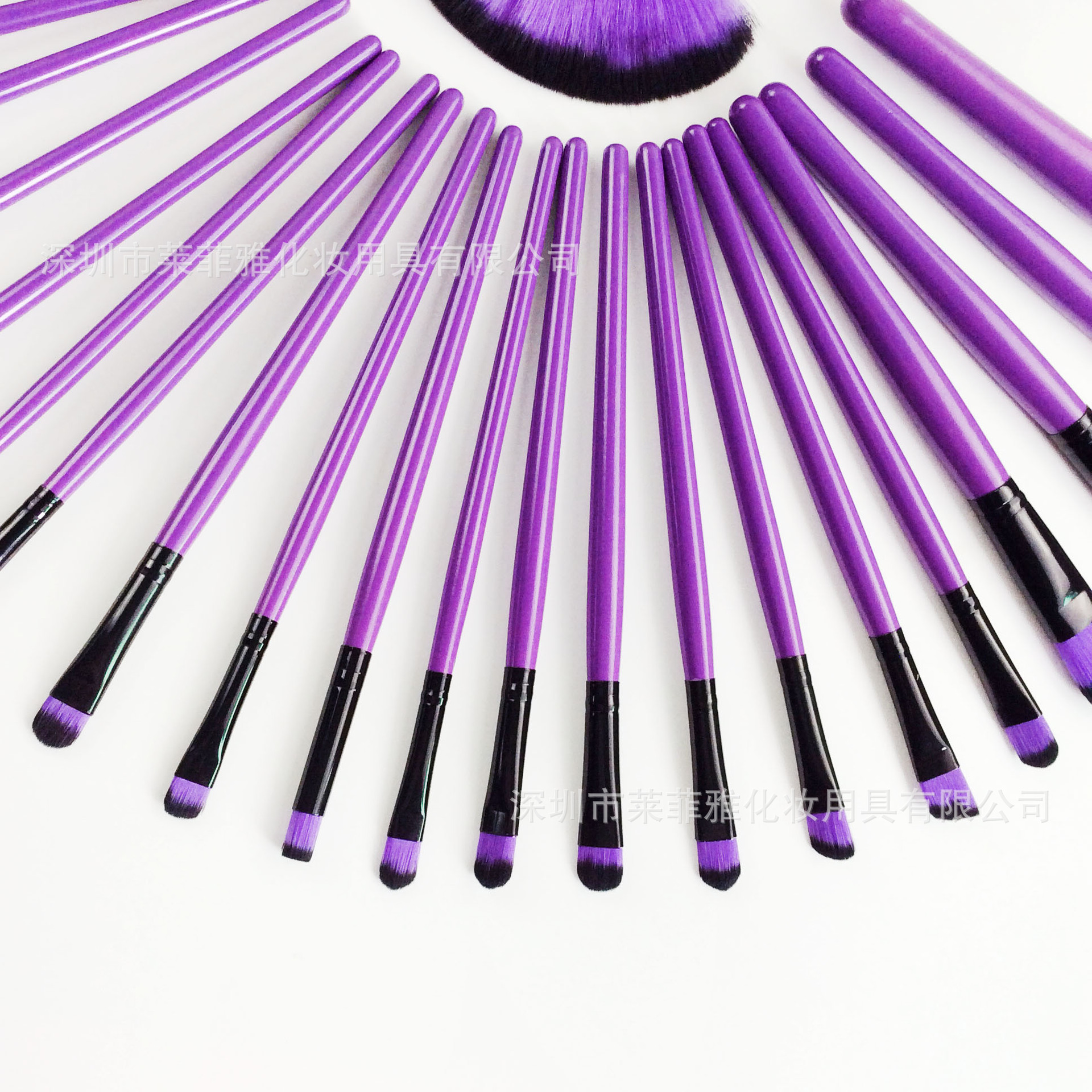 新品化妆工具化妆师专业套刷32支紫色化妆