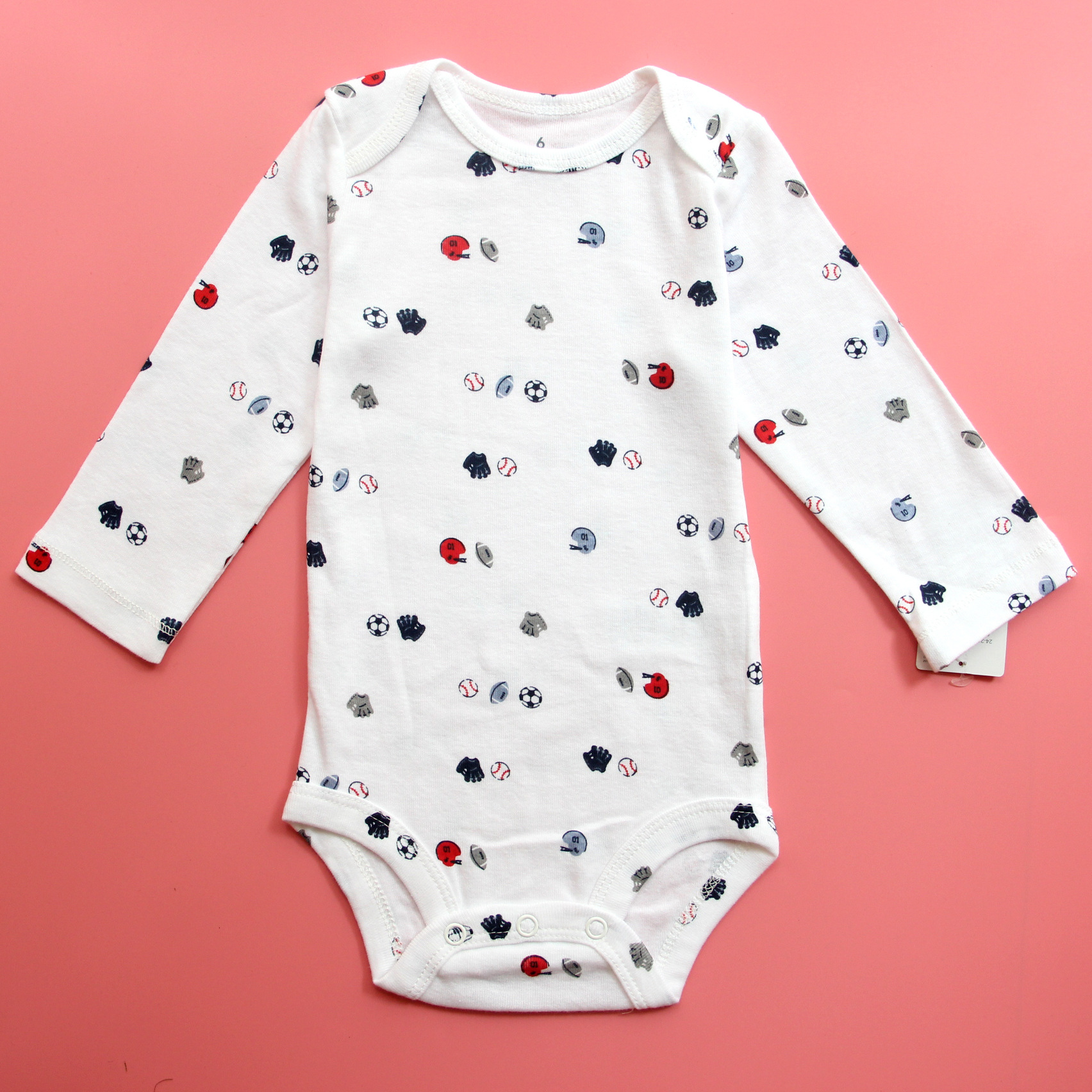 新款纯棉婴儿连体衣宝宝三角哈衣休闲长袖包屁衣爬服春秋款