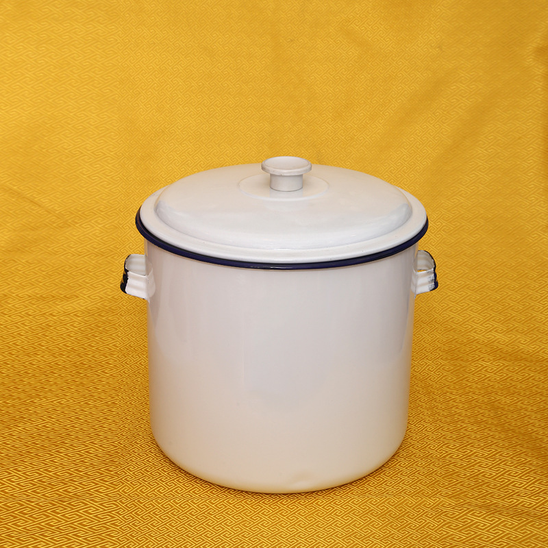 加厚搪瓷桶缸腌菜 实验熬药化工水米桶 茶桶糖缸蜂蜜桶缸