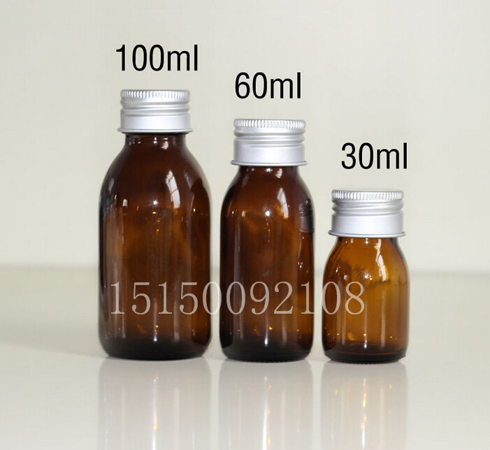 口服液瓶玻璃瓶批发20ml 30ml 50ml 100ml棕色高档保健品瓶密封瓶