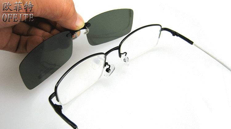 厂家批发时尚偏光近视太阳镜夹片司机墨镜挂片男女士彩膜夹