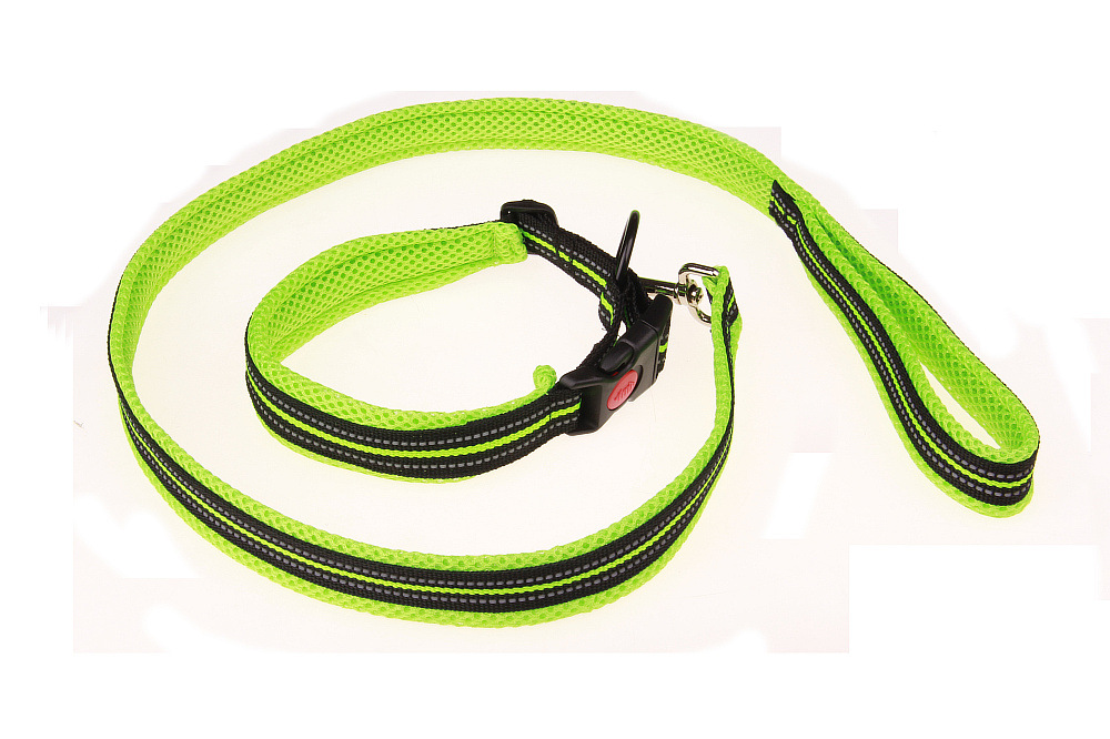 led发光牵引带丝网灯带狗拉带宠物牵引绳宠物拉绳用品一件代发