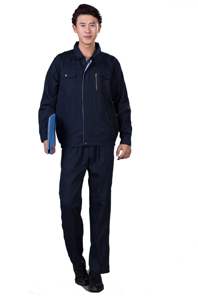 特价长袖工作服套装电焊工帆布员工工装批发劳保服装一件代发现