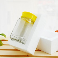 厂家直销透明蜂蜜瓶500g装玻璃酱菜瓶小八角瓶玻璃空瓶批发