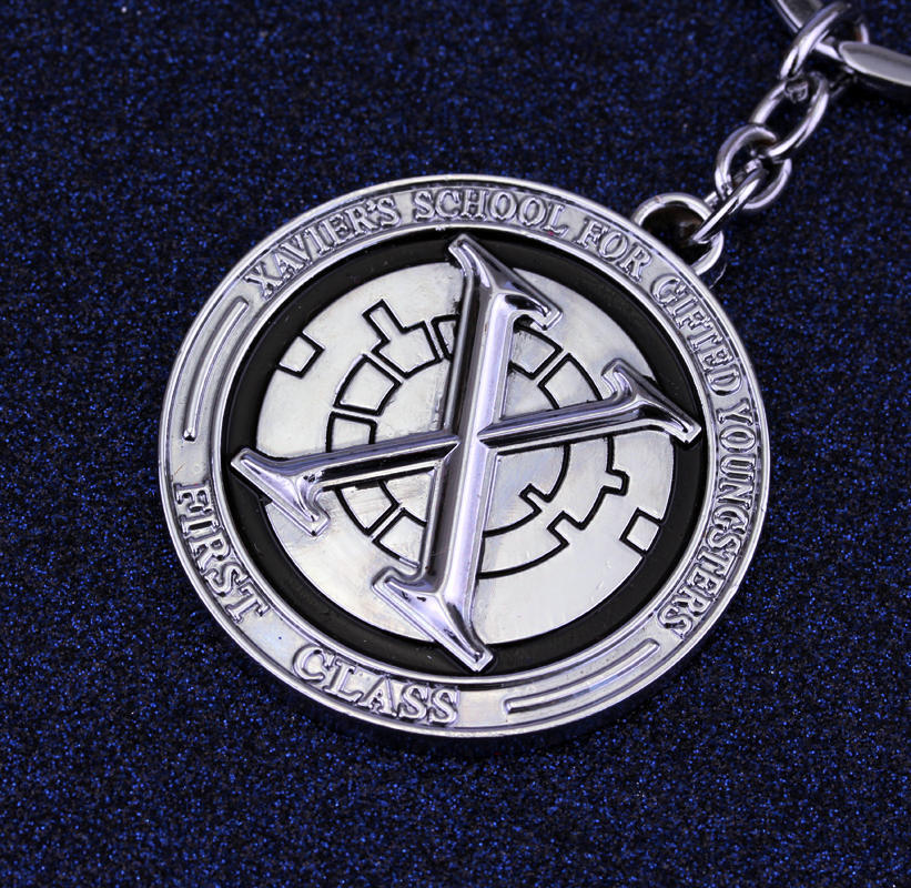 促销礼品 x战警 金刚狼 x标志 合金钥匙链 钥匙扣 厂家直销