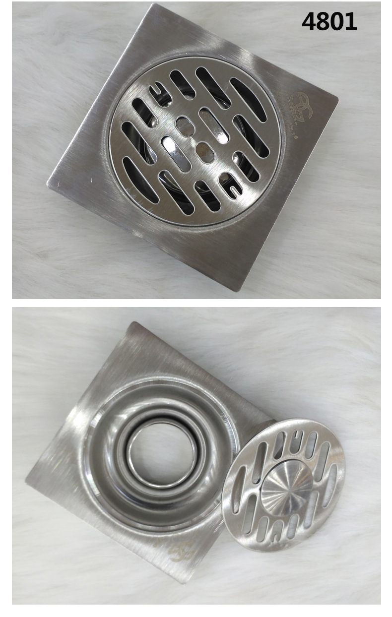 不锈钢深水封地漏 防臭不锈地漏 防臭地漏洗衣机两用地漏批发