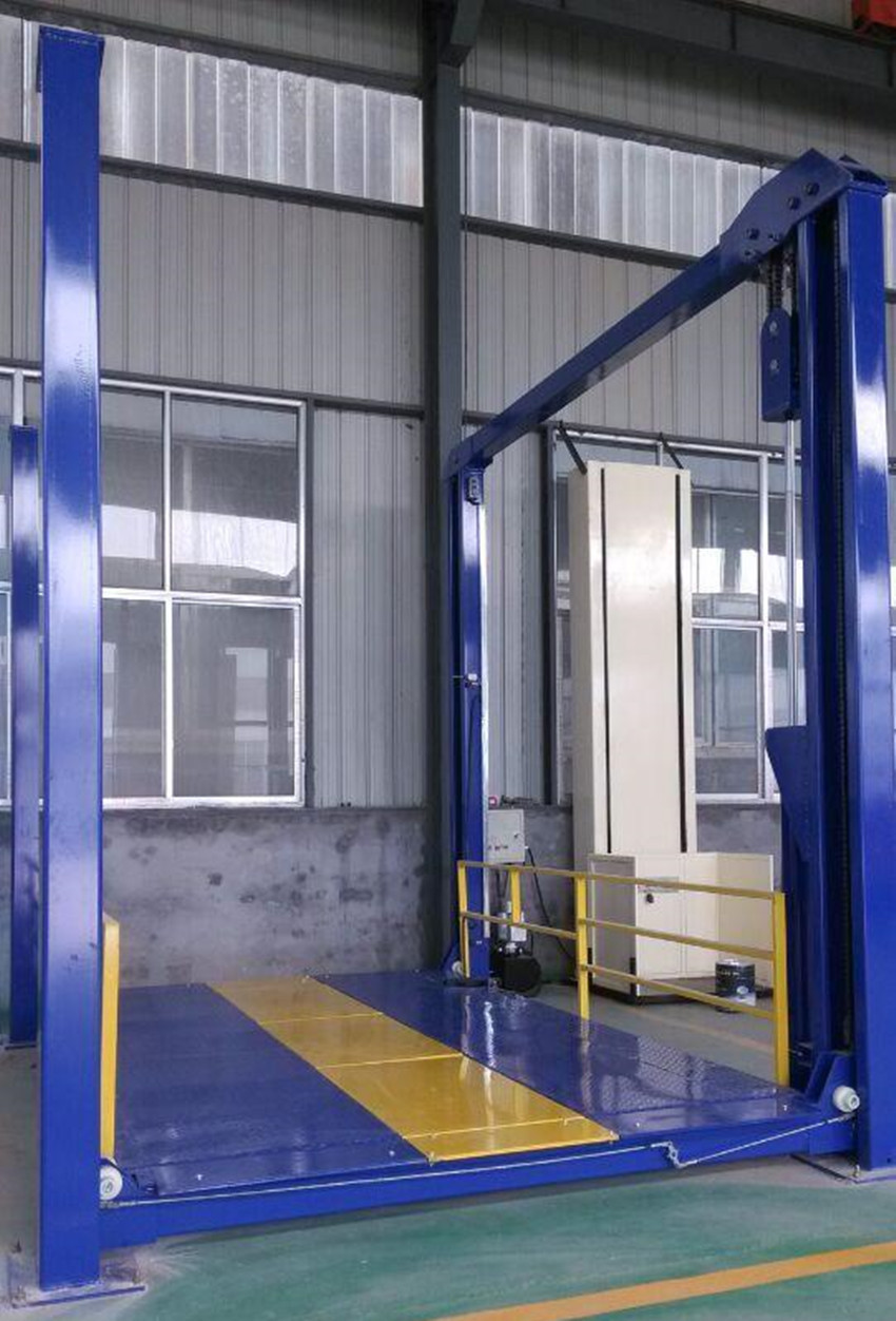 四柱汽车升降平台 链条式导轨式汽车升降台 维修举升机 结构稳固