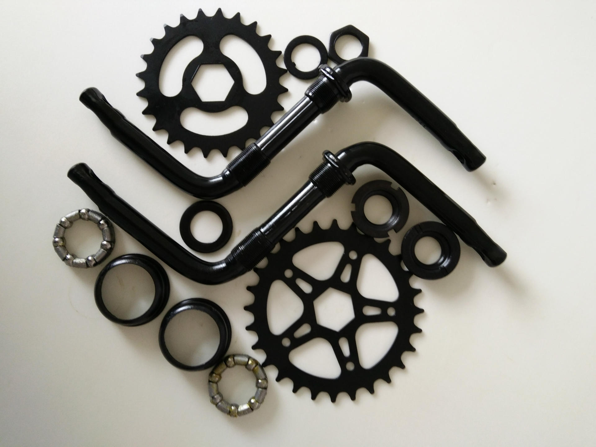 童车链轮曲柄 自行车曲柄 自行车配件 童车配件 自行车配件